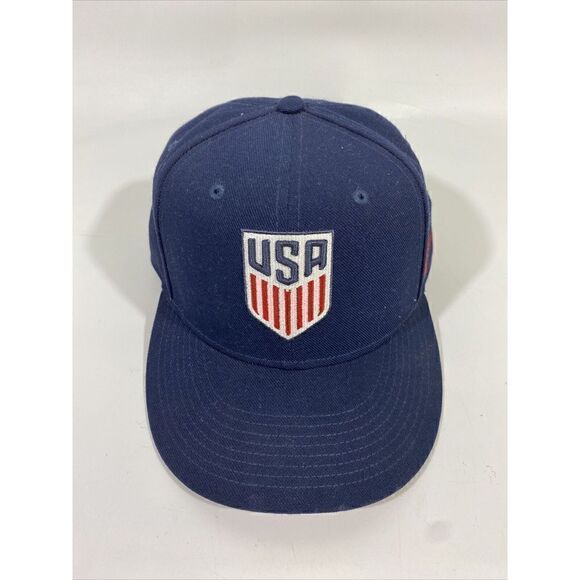 Nike True USA Baseball Hat Cap Red White Blue - Picture 2 of 9